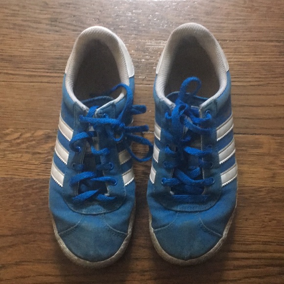 Blue classic gazelle adidas sneakers - Picture 2 of 6